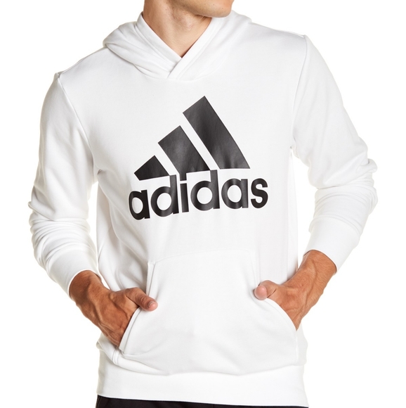 essentials linear pullover hoodie